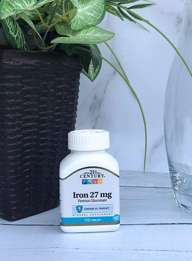 21st Century Iron Mineral Supplement 27 mg - 110 Tablets - Image 4